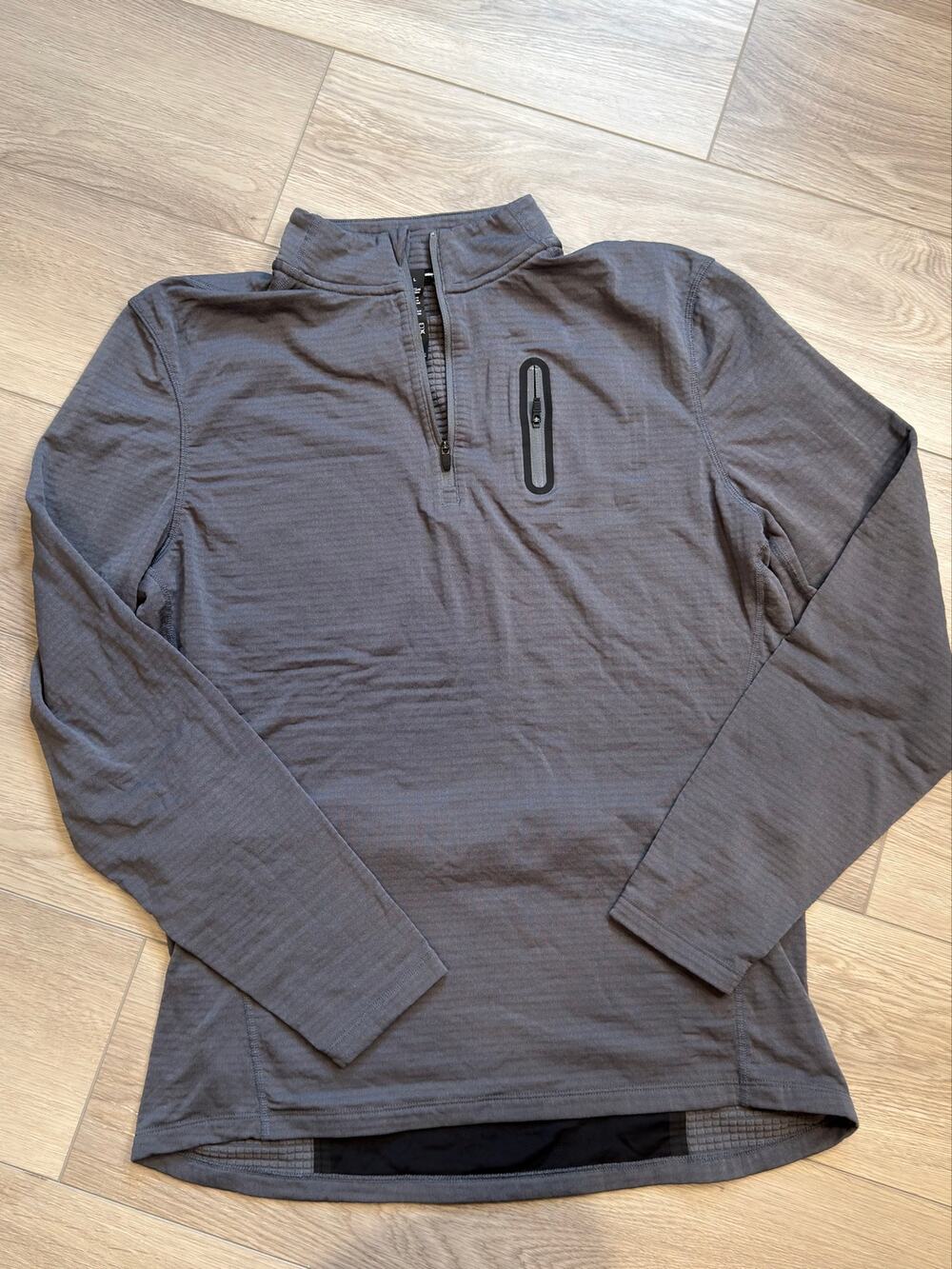 Ten Thousand Active Layer Charcoal Overzip Warm Outdoor Running Training NWOT L